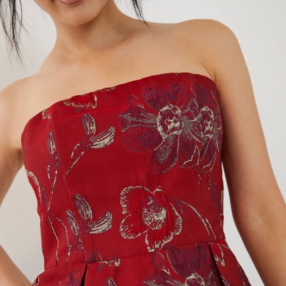 HTF Anthropologie Audrey Peplum Top - Picture 3 of 4